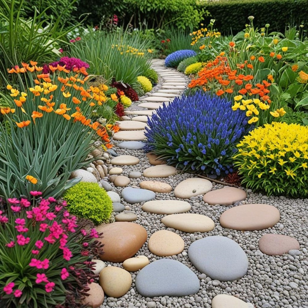 Idées Créatives de Jardin avec Galets