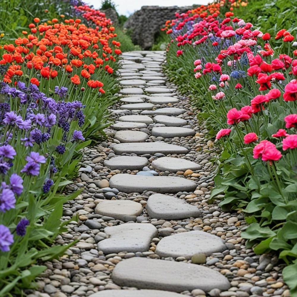 Bordure de Jardin : Poser des Galets Facilement